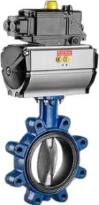 actionneur pneumatique quart tour vanne