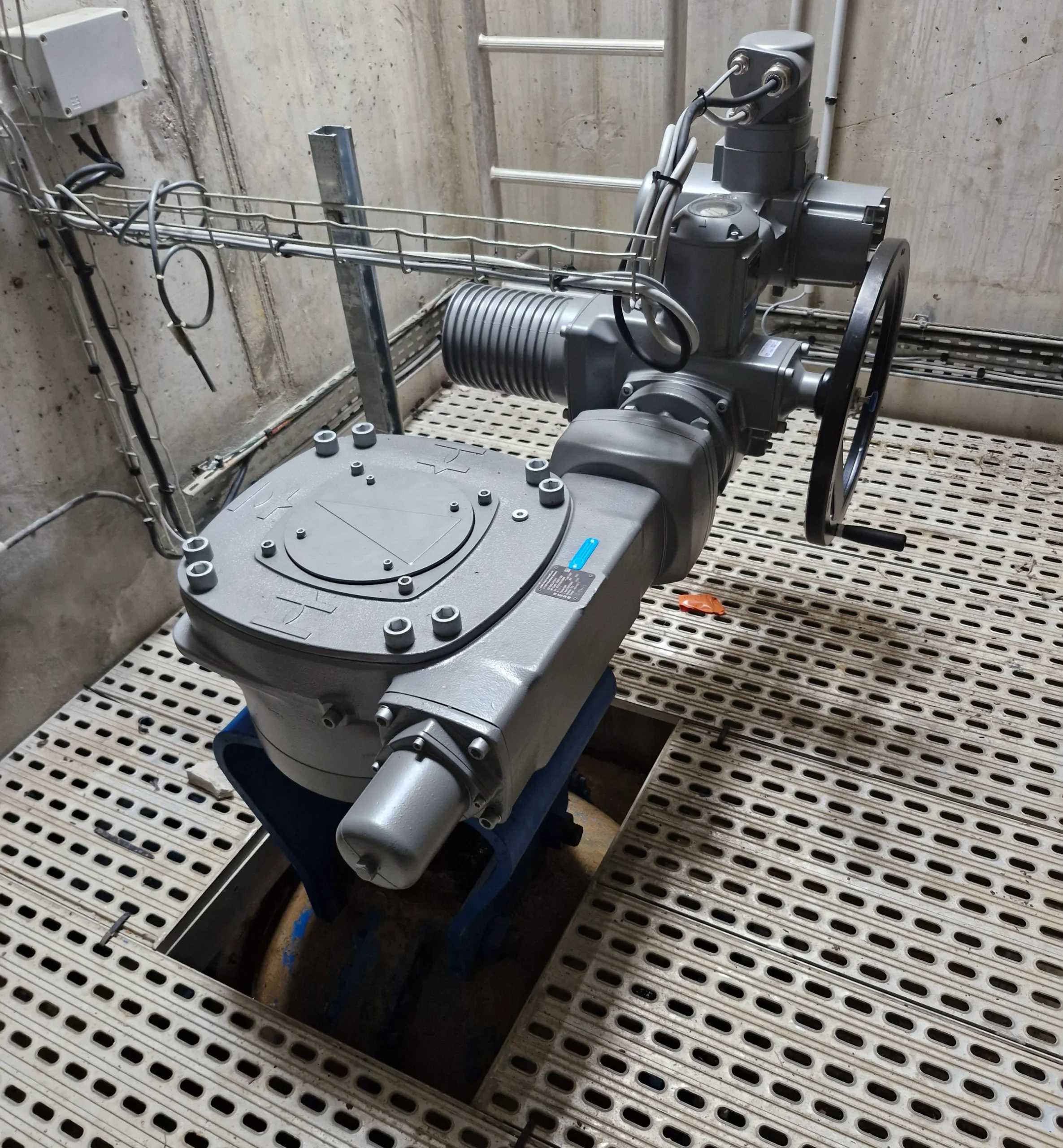 Motorisation auma vanne papillon