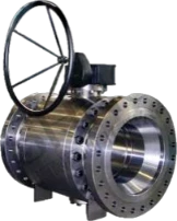 vanne boisseau spherique a brides avec reducteur